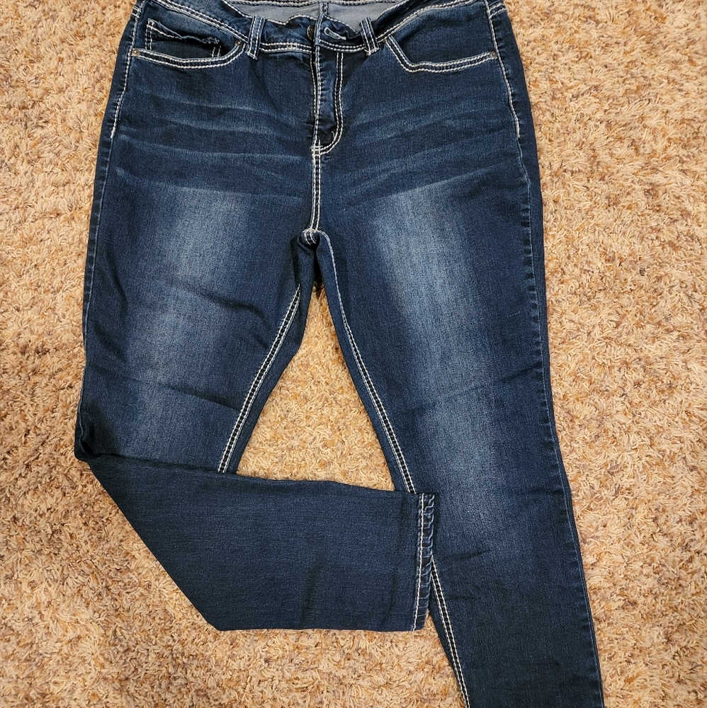 Royalty For Me cropped jeans